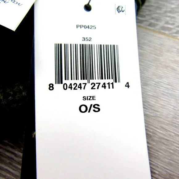 Polo Ralph Lauren Patch RL Tiger USA Green Skull Beanie Cap One Size NEW - Picture 11 of 11